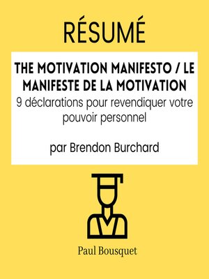 cover image of RÉSUMÉ--The Motivation Manifesto / Le Manifeste de la Motivation